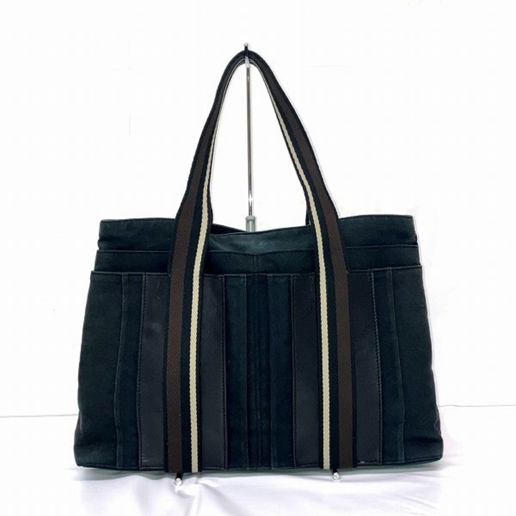 Hermes Troca Horizontal MM Black Bag Tote Handbag Men Women