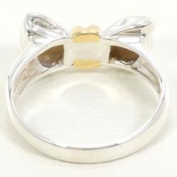 Tiffany K18YG Silver Ring with Case Total Weight Approx. 3.8g