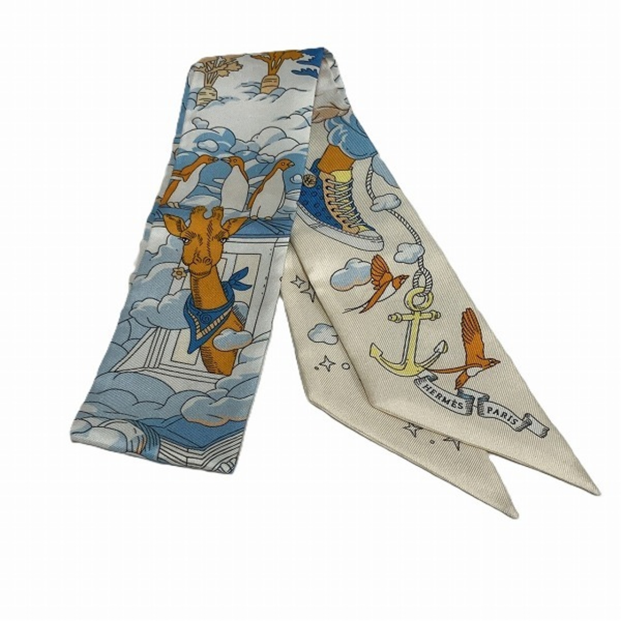 Hermes Twilly My Cloud SUR MON NUAGE Accessories Scarf Women