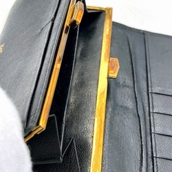 Yves Saint Laurent Black Leather Long Wallet for Men and Women