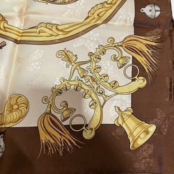 Hermes Carré 90 Feather and Bell Accessories Scarf Women's