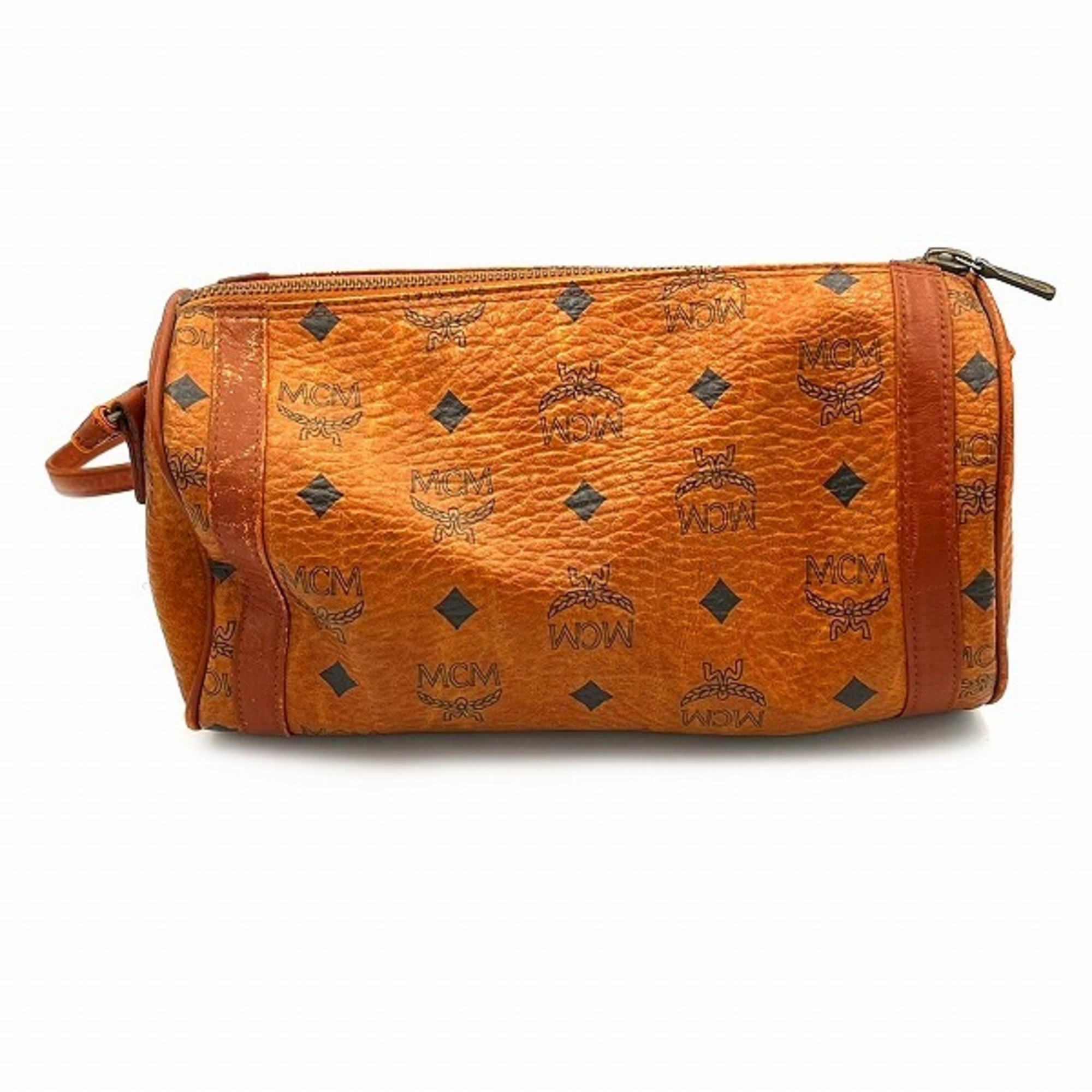 MCM Visetos pattern camel bag shoulder for women