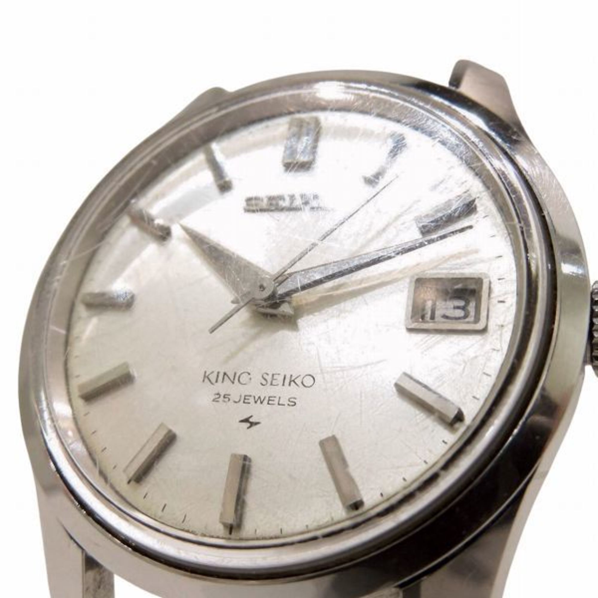 Seiko KING SEIKO 4402-8000 Manual Winding 25 Jewels Case Only Watch Men's Wristwatch