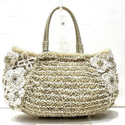 Anteprima Wire Bag Flower White Handbag Women's