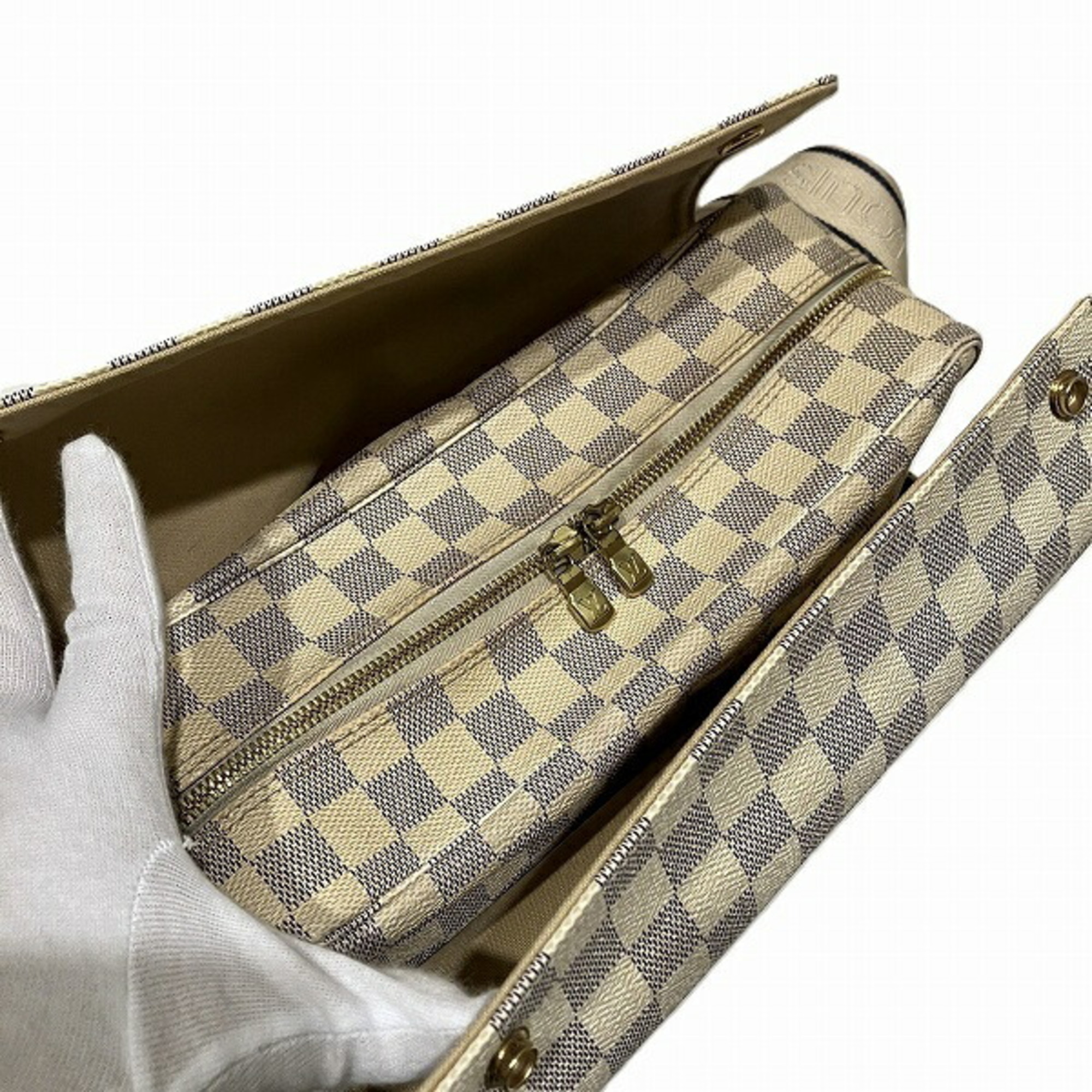 Louis Vuitton Damier Azur Naviglio N51189 Bag Shoulder Men's Women's