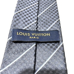 Louis Vuitton Grey Silk Accessory Necktie for Men