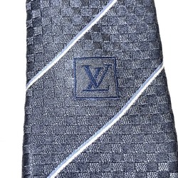 Louis Vuitton Grey Silk Accessory Necktie for Men