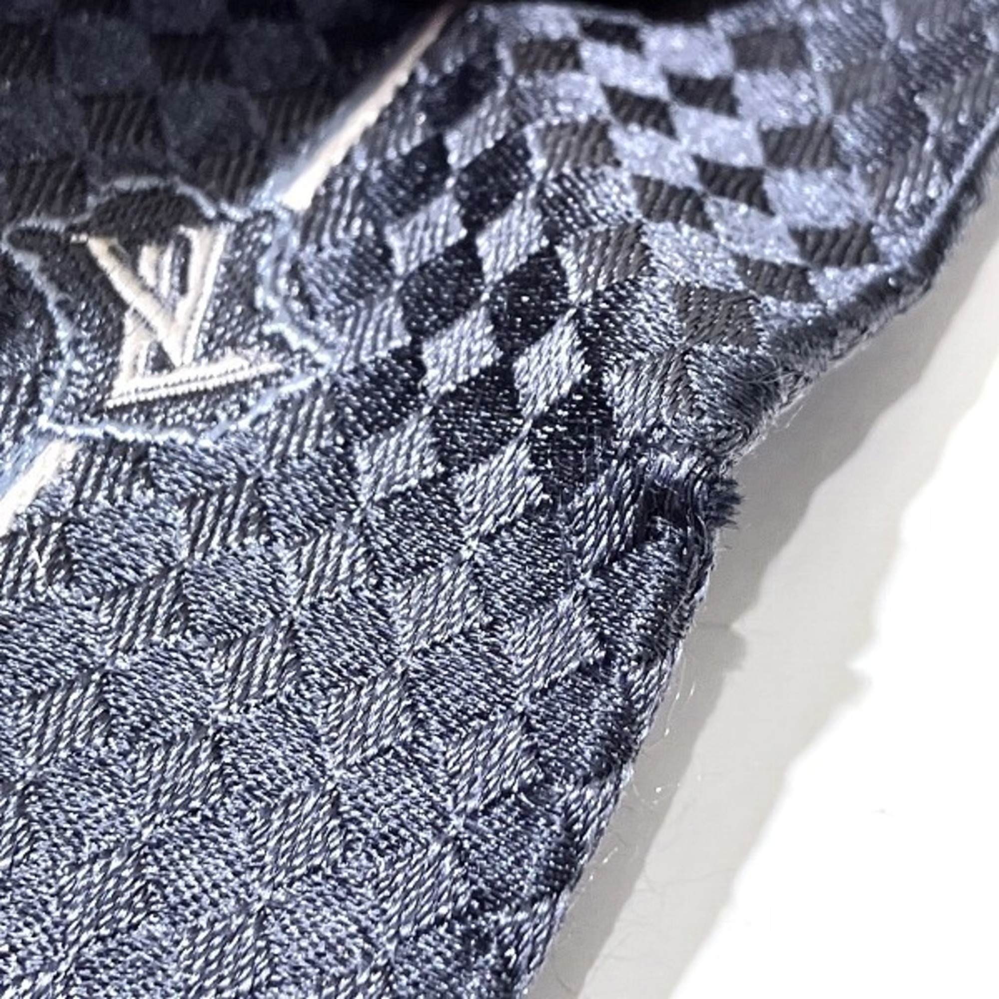 Louis Vuitton Grey Silk Accessory Necktie for Men