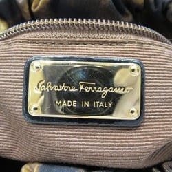 Salvatore Ferragamo Ferragamo Vara Ribbon Leopard Nylon Bag Handbag for Women