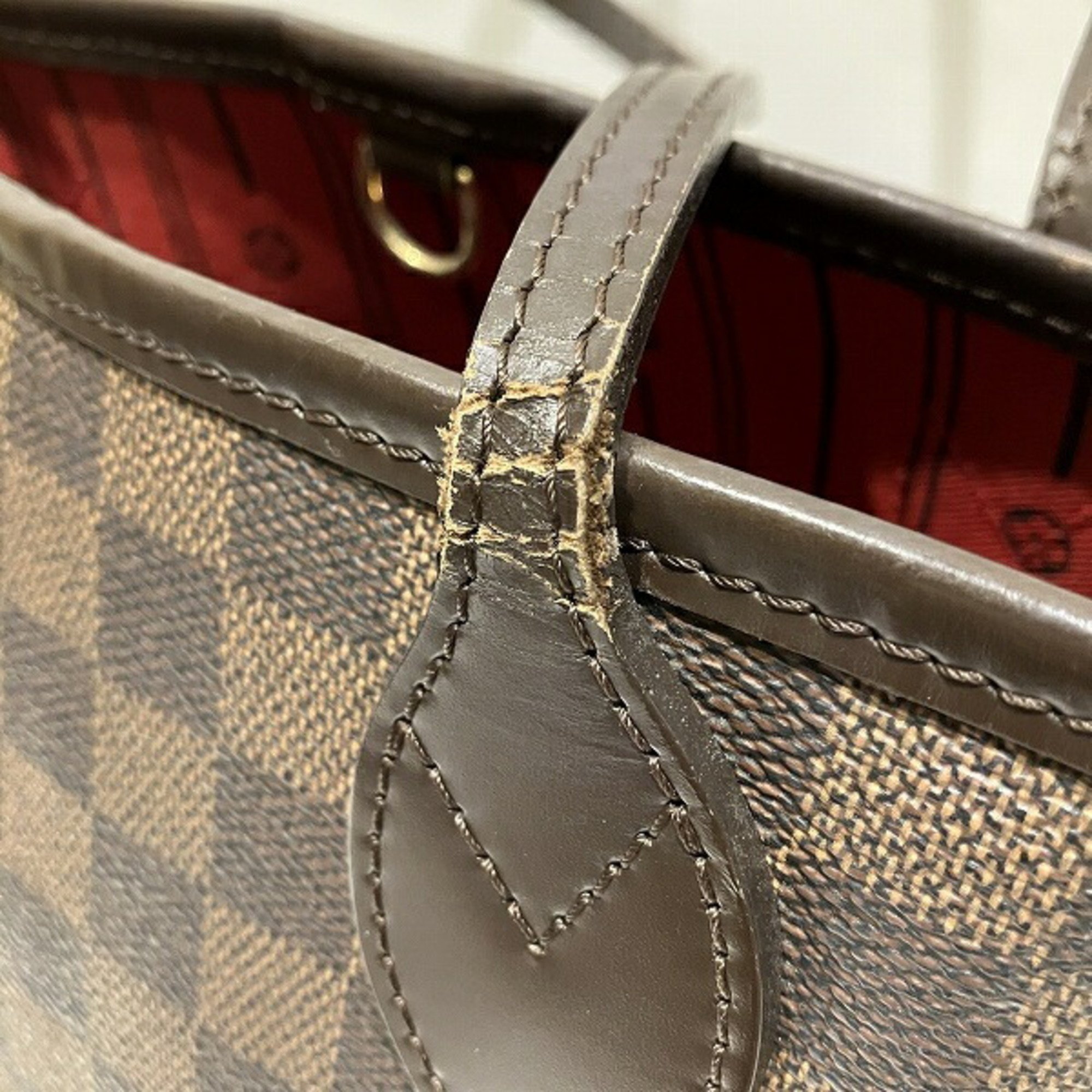 Louis Vuitton Damier Neverfull PM N51109 Bag Tote Women's