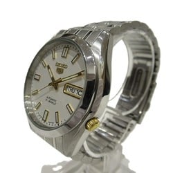 Seiko Five White SNKG39J1 Automatic Watch Men's Wristwatch