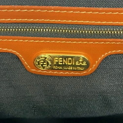 FENDI Pecan Boston Leather Bag for Women