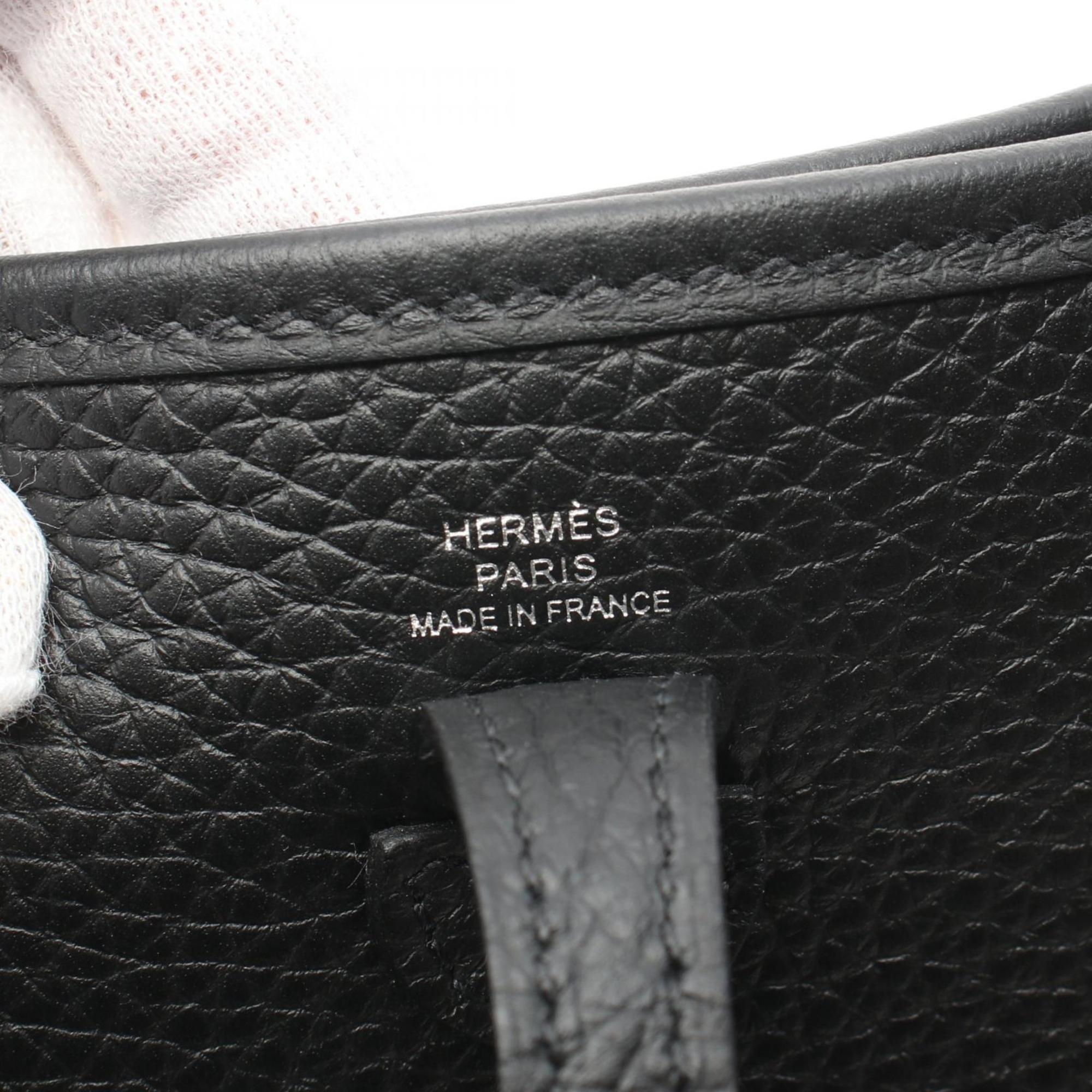 Hermes HERMES Evelyn TPM Amazon Shoulder Bag Taurillon Clemence Women's Black 069426CK