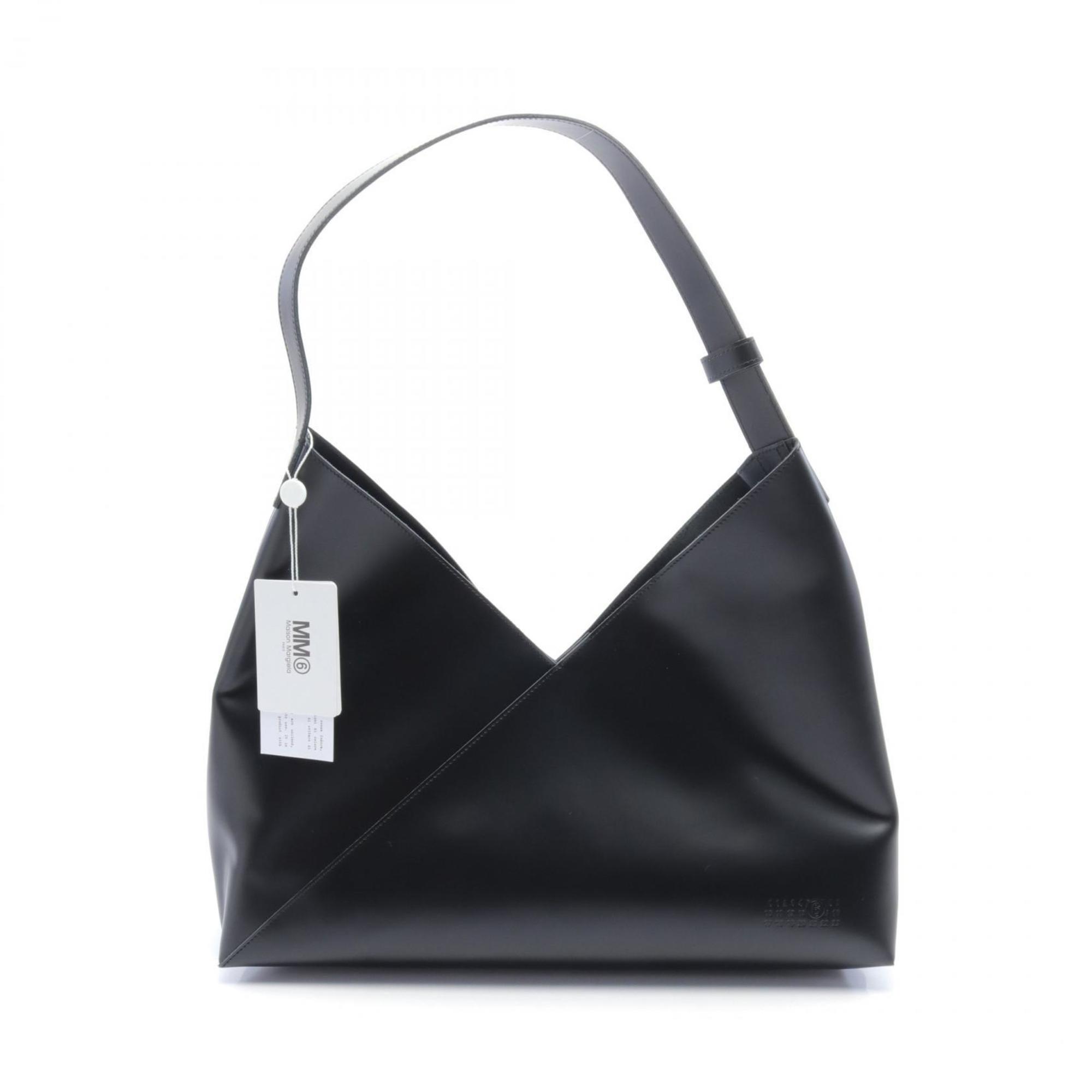 MM6 Maison Margiela MM6 Shoulder Bag Leather Women's Black SB6WC0016