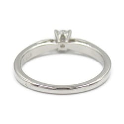 Van Cleef & Arpels Solitaire Ring, Pt950 Platinum, Diamond, Women's, Clear