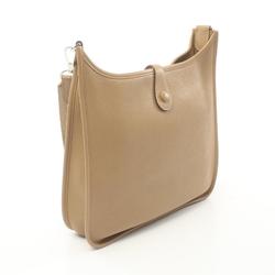 Hermes HERMES Evelyn 1 Anne PM Trench Shoulder Bag Taurillon Clemence Women's Beige L engraved S hardware