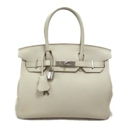 Hermes HERMES Birkin 30 Handbag Bag Leather Togo Women's White