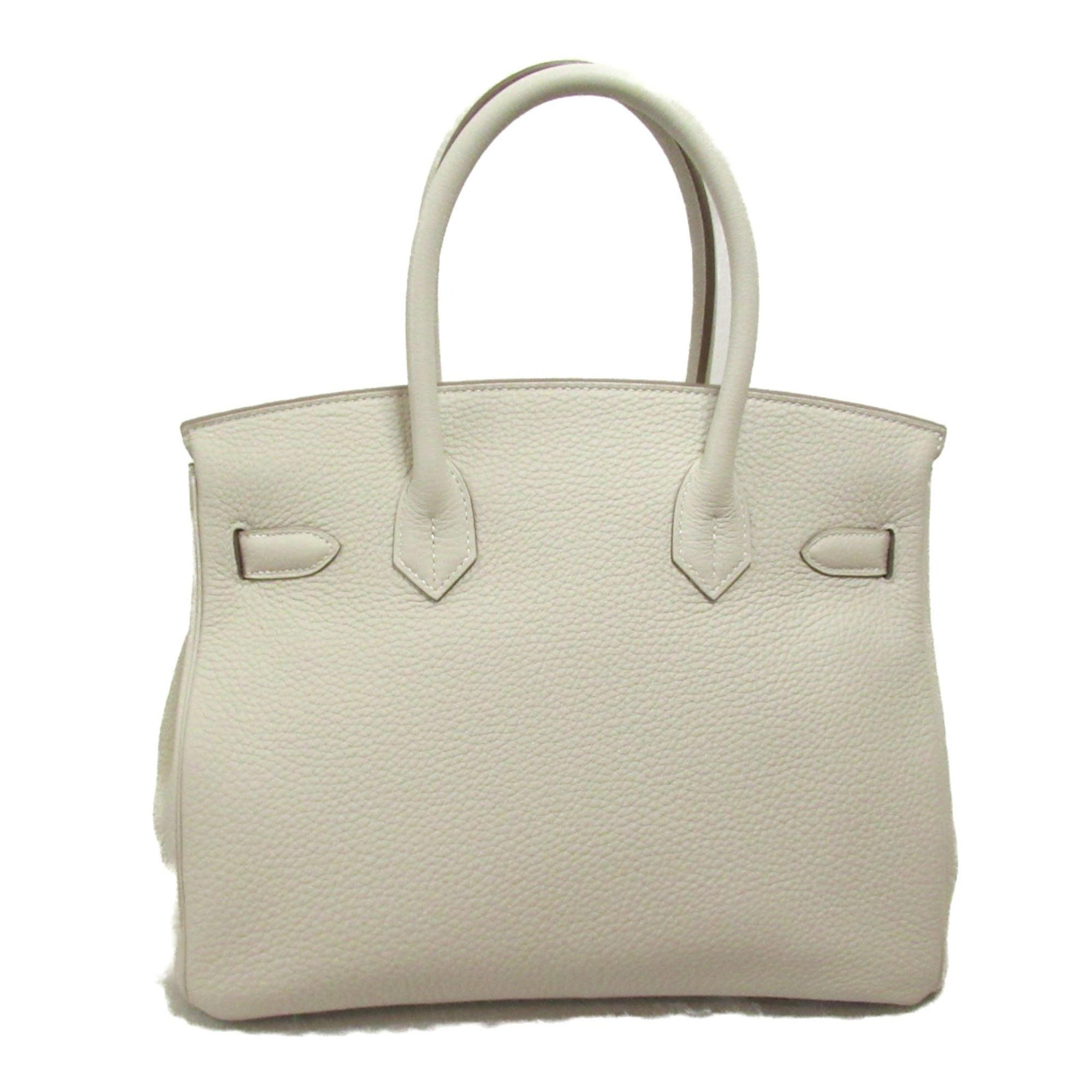 Hermes HERMES Birkin 30 Handbag Bag Leather Togo Women's White