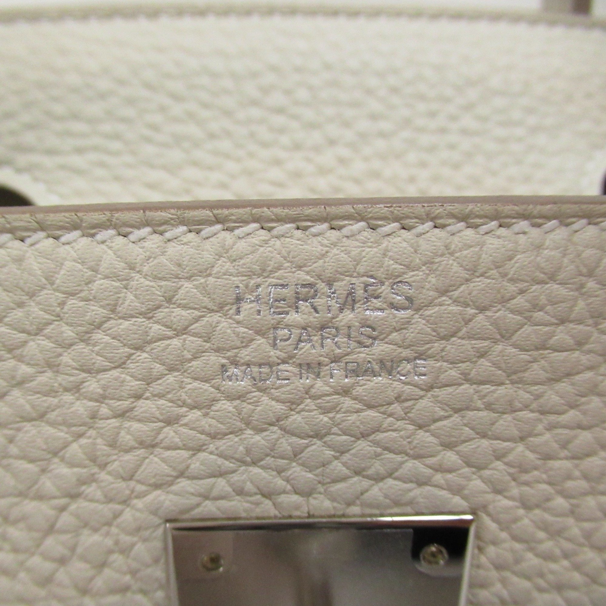 Hermes HERMES Birkin 30 Handbag Bag Leather Togo Women's White