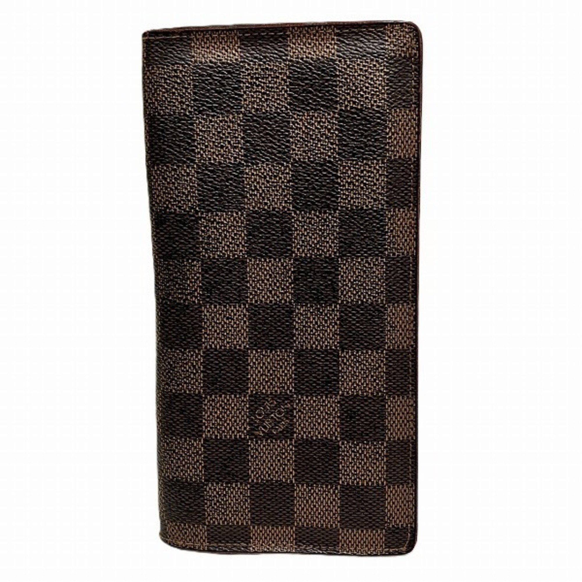 Louis Vuitton Damier Portefeuille Brazza N60017 Long Wallet Bi-fold Men's