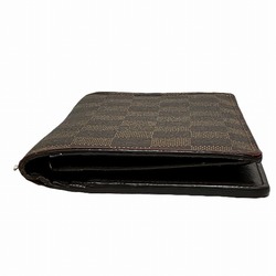 Louis Vuitton Damier Portefeuille Brazza N60017 Long Wallet Bi-fold Men's