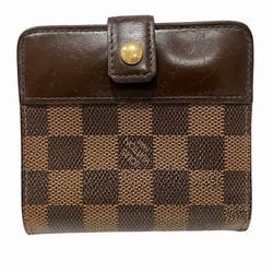 Louis Vuitton Damier Compact Zip N61668 Bi-fold Wallet for Men and Women