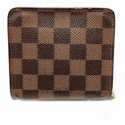 Louis Vuitton Damier Compact Zip N61668 Bi-fold Wallet for Men and Women