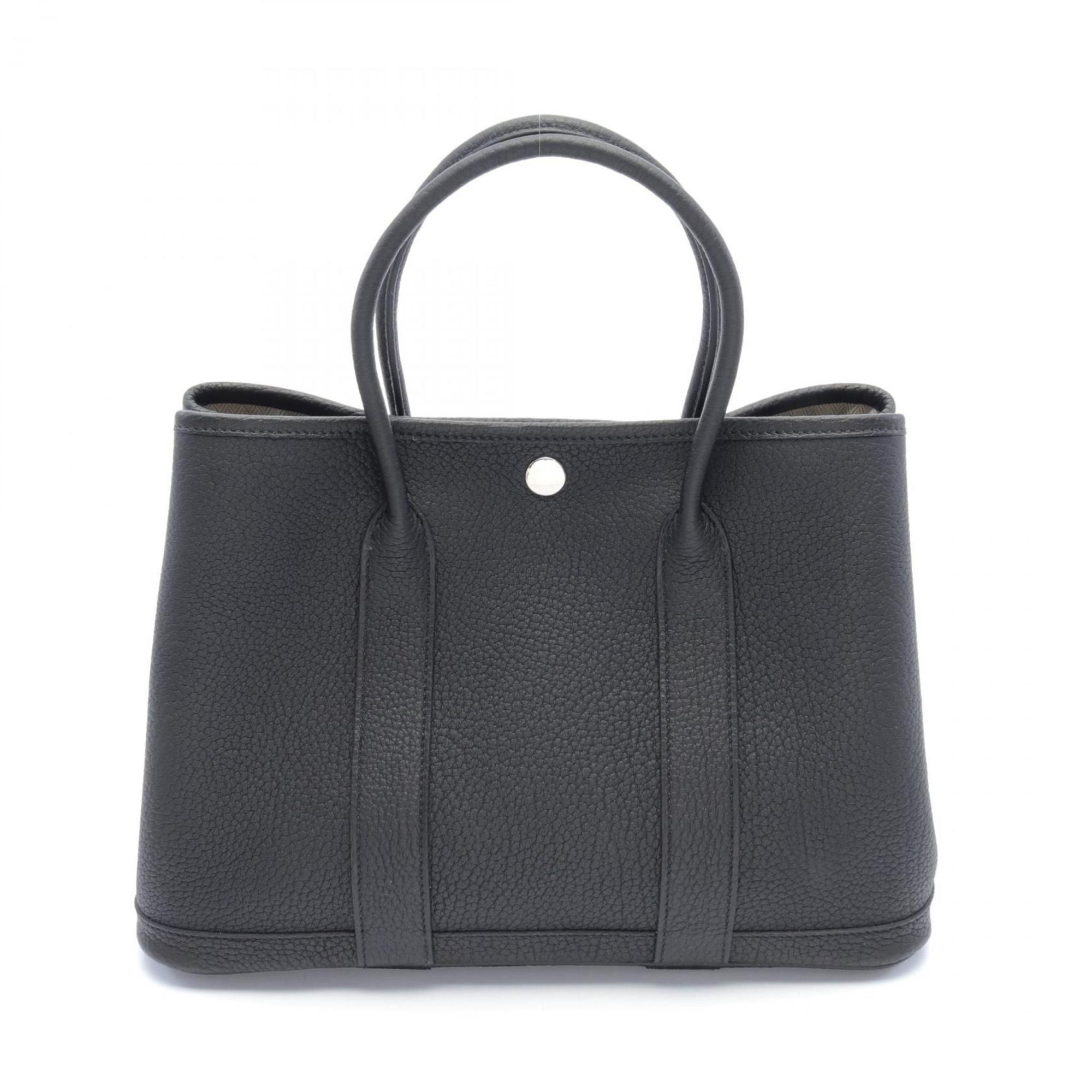 Hermes HERMES Garden TPM Tote Bag Negonda Women's Black