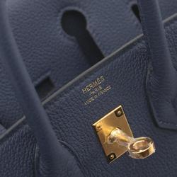 Hermes HERMES Birkin 25 Handbag Bag Togo Women's Blue 041344CC