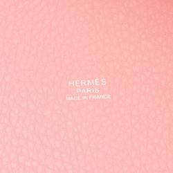 Hermes HERMES Picotin Lock MM Handbag Bag Taurillon Clemence Women's Pink