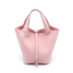 Hermes HERMES Picotin Lock PM Handbag Bag Taurillon Clemence Women's Pink 056289CK