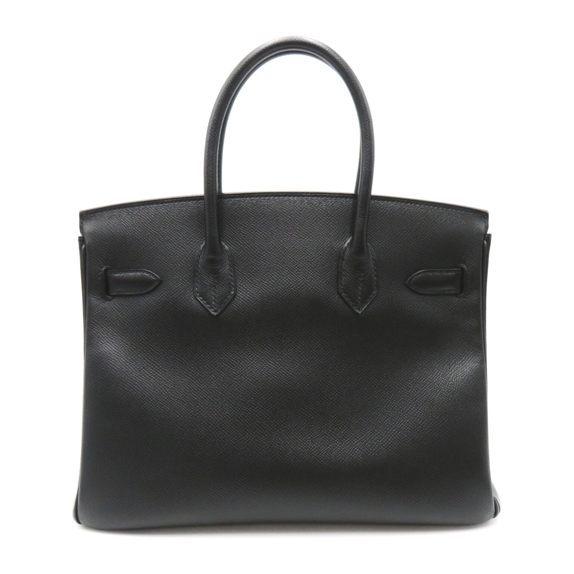 Hermes HERMES Birkin 30 Handbag Bag Leather Epsom Women's Black