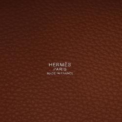 Hermes HERMES Picotin Lock PM Gold Handbag Bag Taurillon Clemence Women's Brown