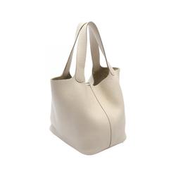 Hermes HERMES Picotin Lock MM Handbag Bag Taurillon Clemence Women's Ivory