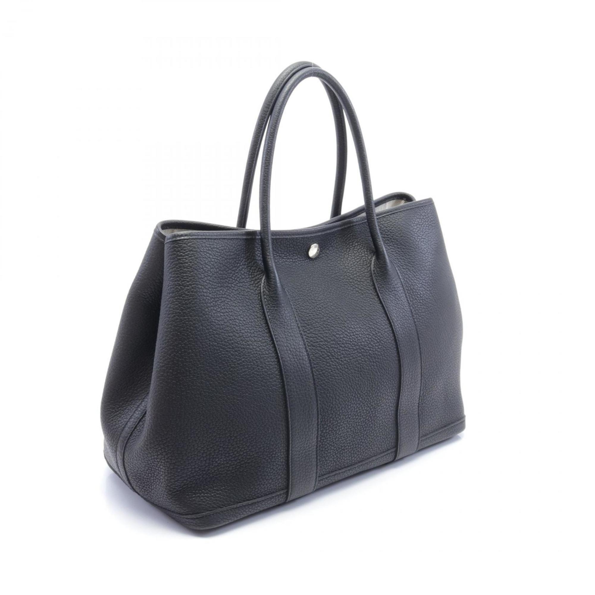 Hermes HERMES Garden PM Tote Bag Negonda Women's Black