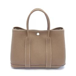 Hermes HERMES Garden TPM Tote Bag Country Ladies Brown