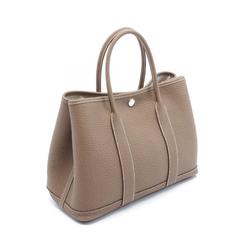 Hermes HERMES Garden TPM Tote Bag Country Ladies Brown