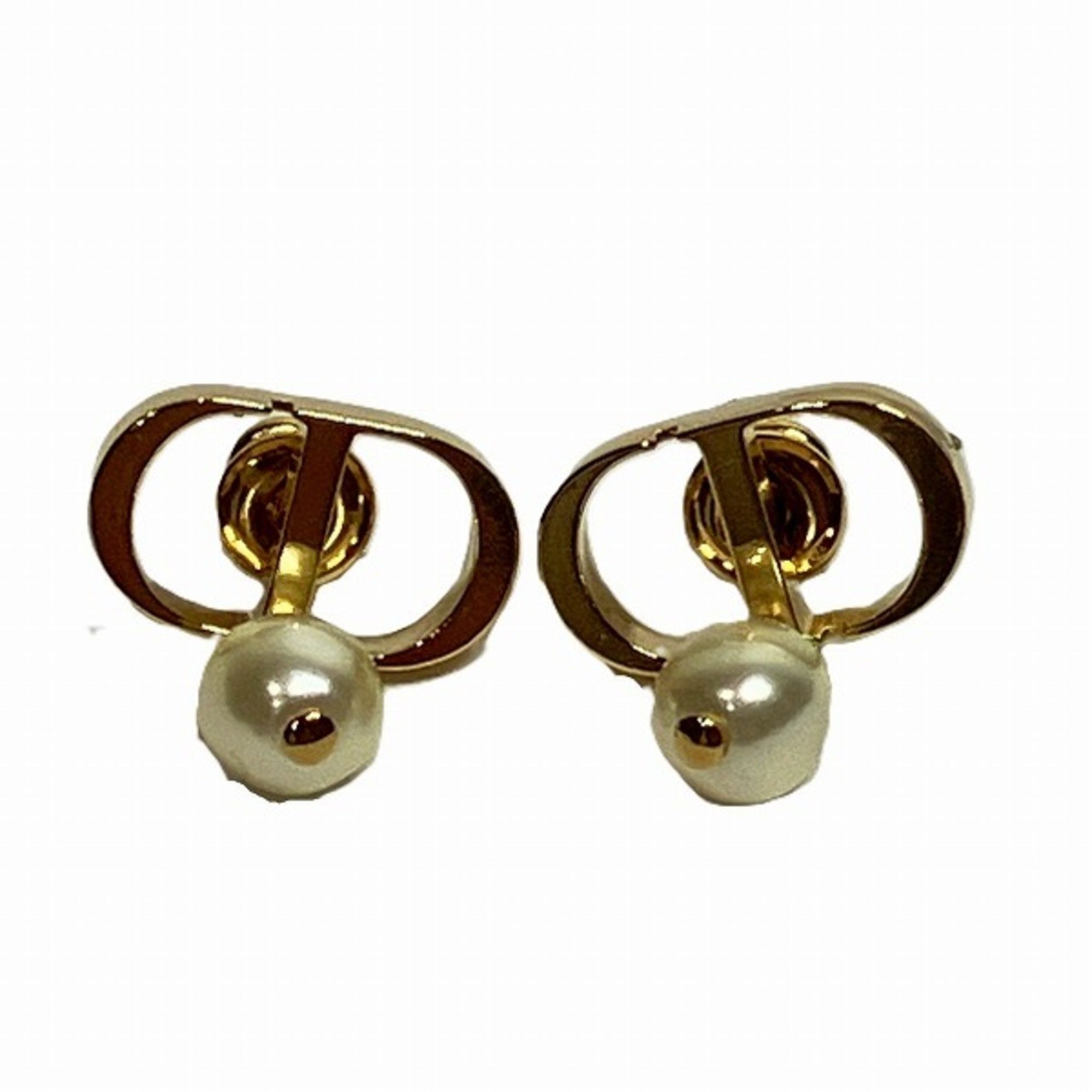 Pearl back earrings dior best sale