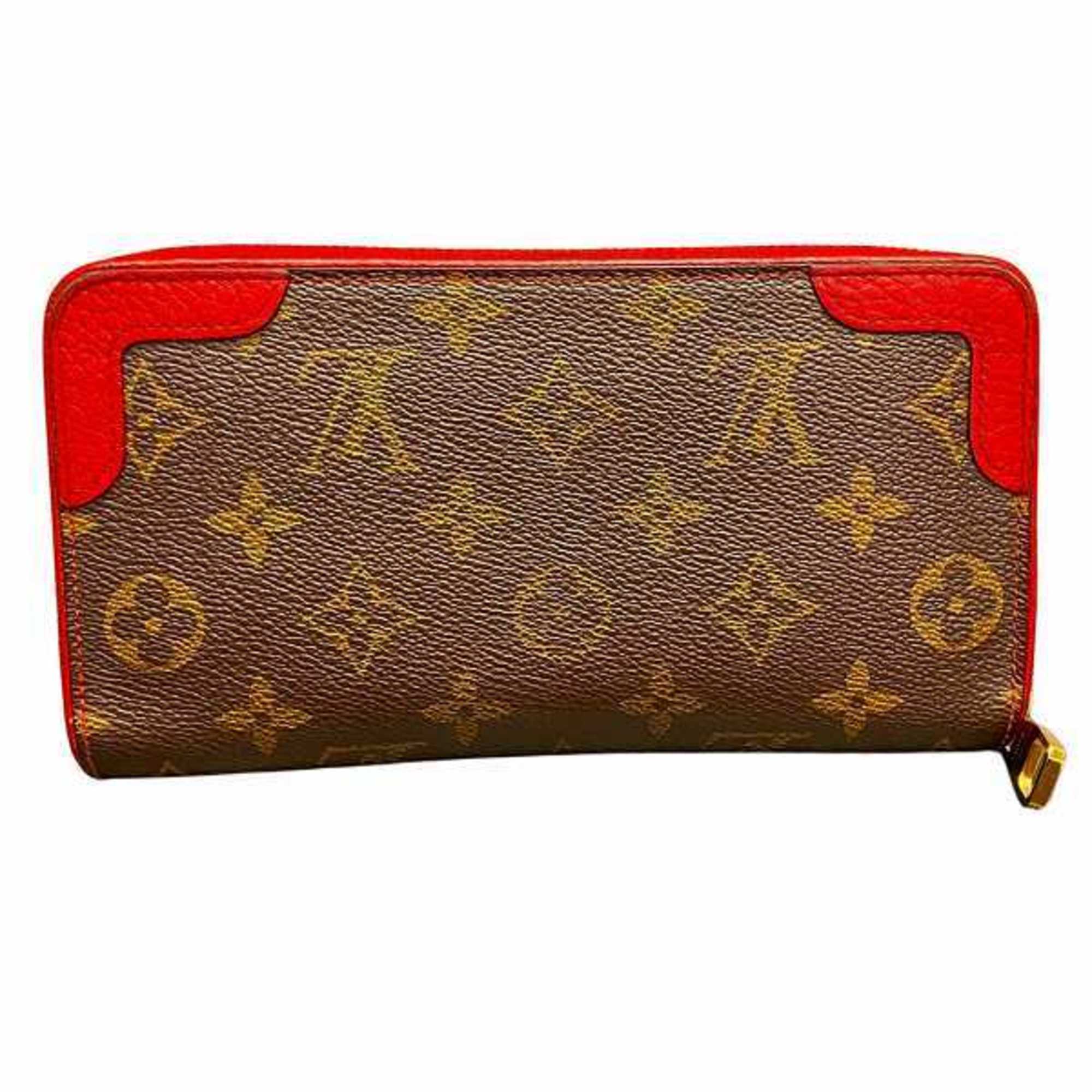 Louis Vuitton Monogram Zippy Wallet Retiro M61854 Long for Women