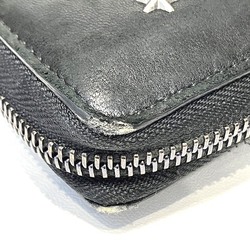 Jimmy Choo Star Studs Round Zip Long Wallet for Men