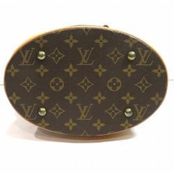 Louis Vuitton Monogram Petit Bucket PM M42238 Bag Tote Shoulder Women's