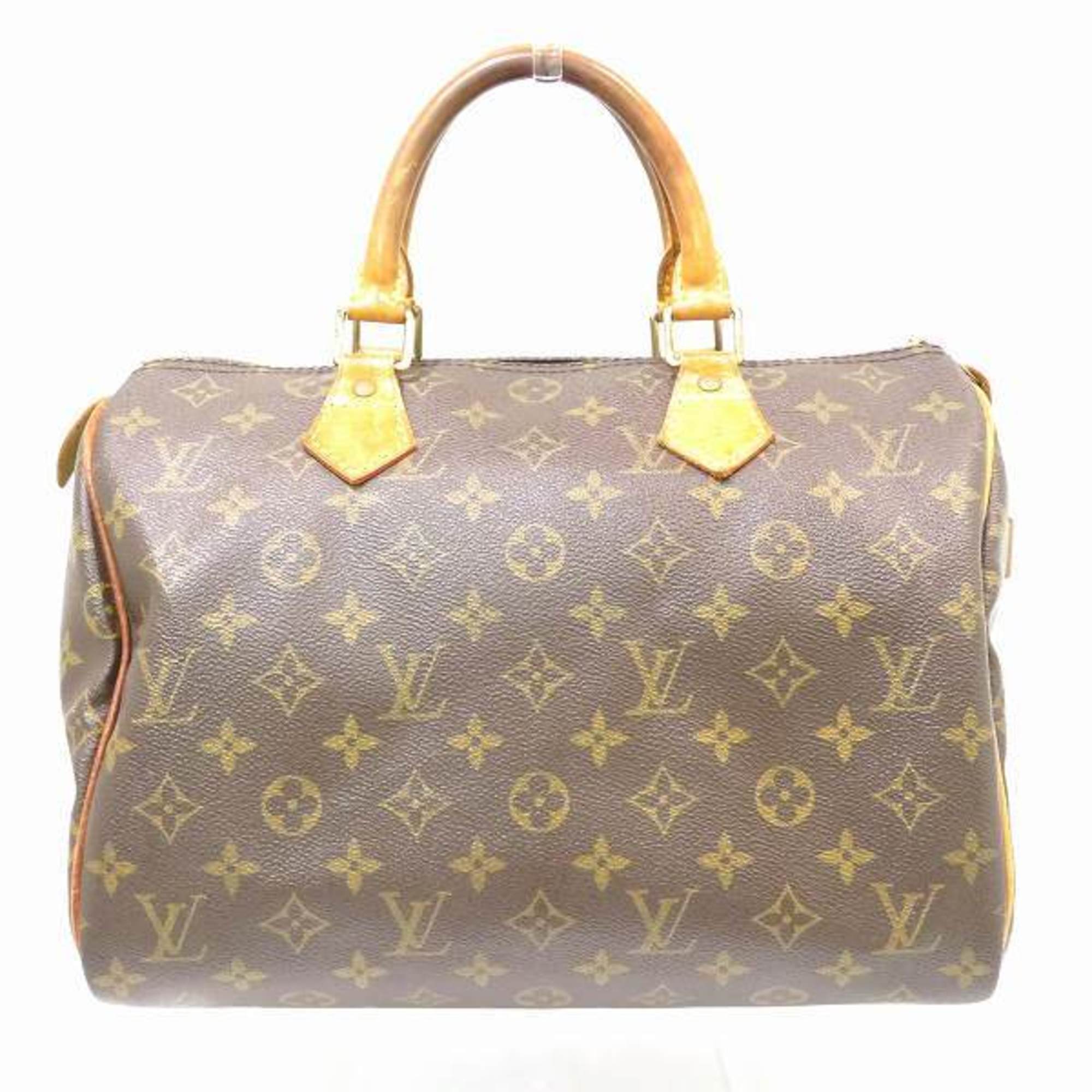 Louis Vuitton Monogram Speedy 30 M41526 Boston Bag Handbag Men's Women's