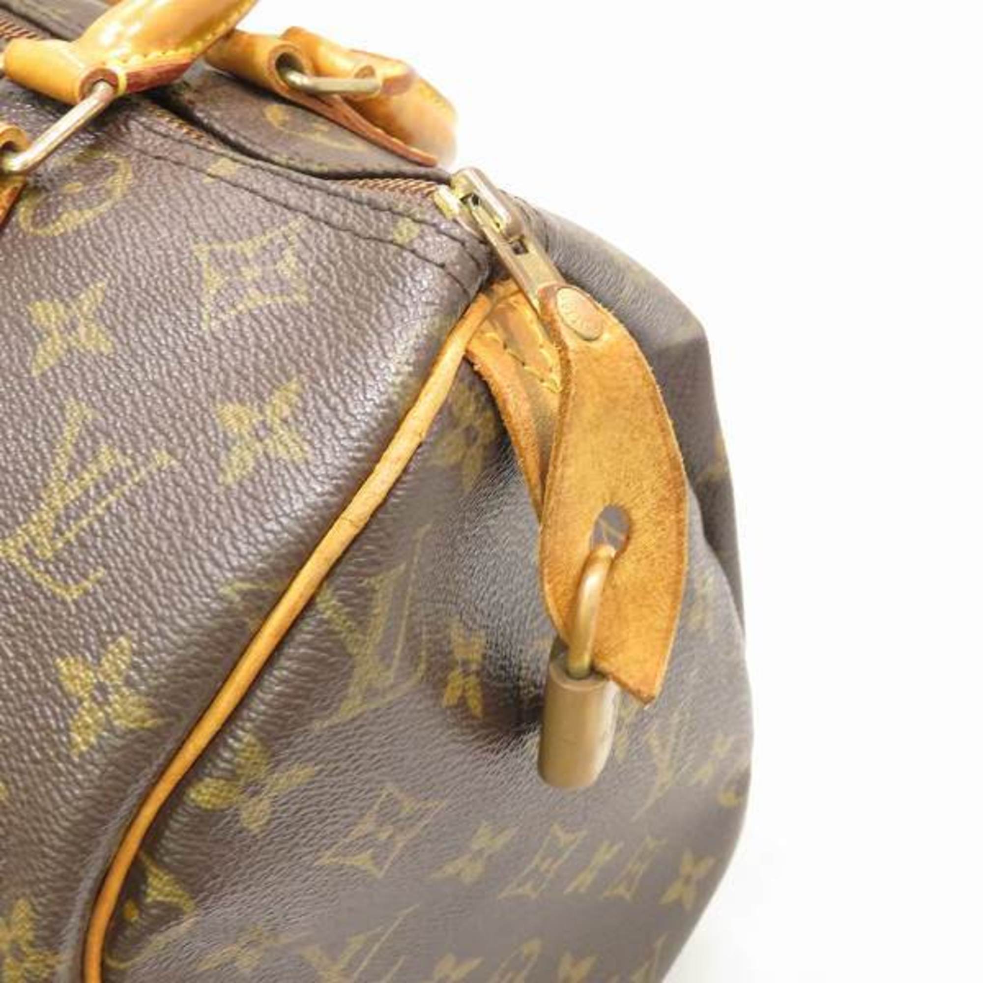 Louis Vuitton Monogram Speedy 30 M41526 Boston Bag Handbag Men's Women's