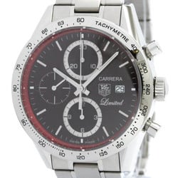 Polished TAG HEUER Carrera Chronograph LTD Edition Japan Watch CV201D BF576050