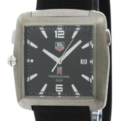 Polished TAG HEUER Professional Golf Tiger Woods LTD Watch WAE1110 BF575232