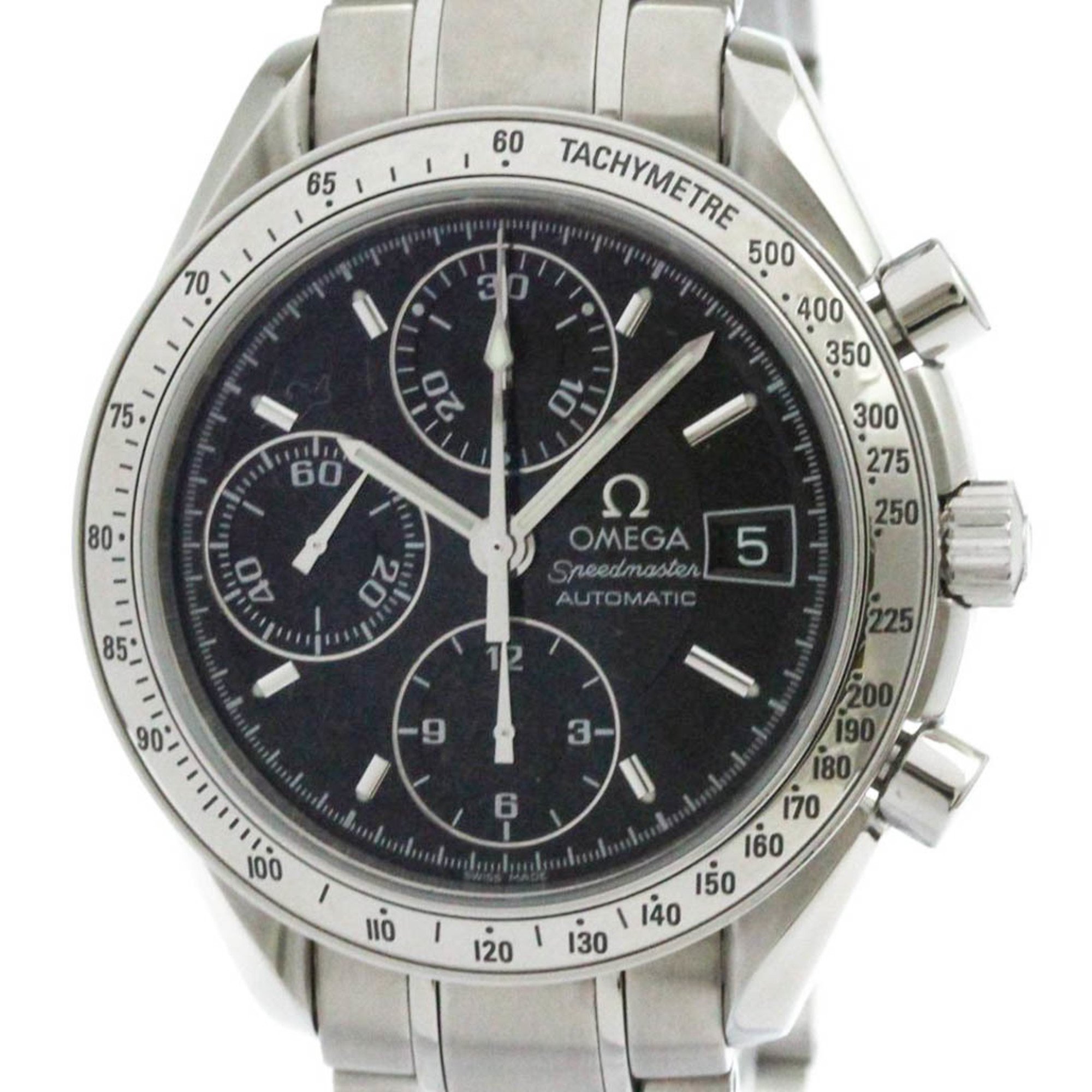 Polished OMEGA Speedmaster Date Steel Automatic Mens Watch 3513.50 BF575225