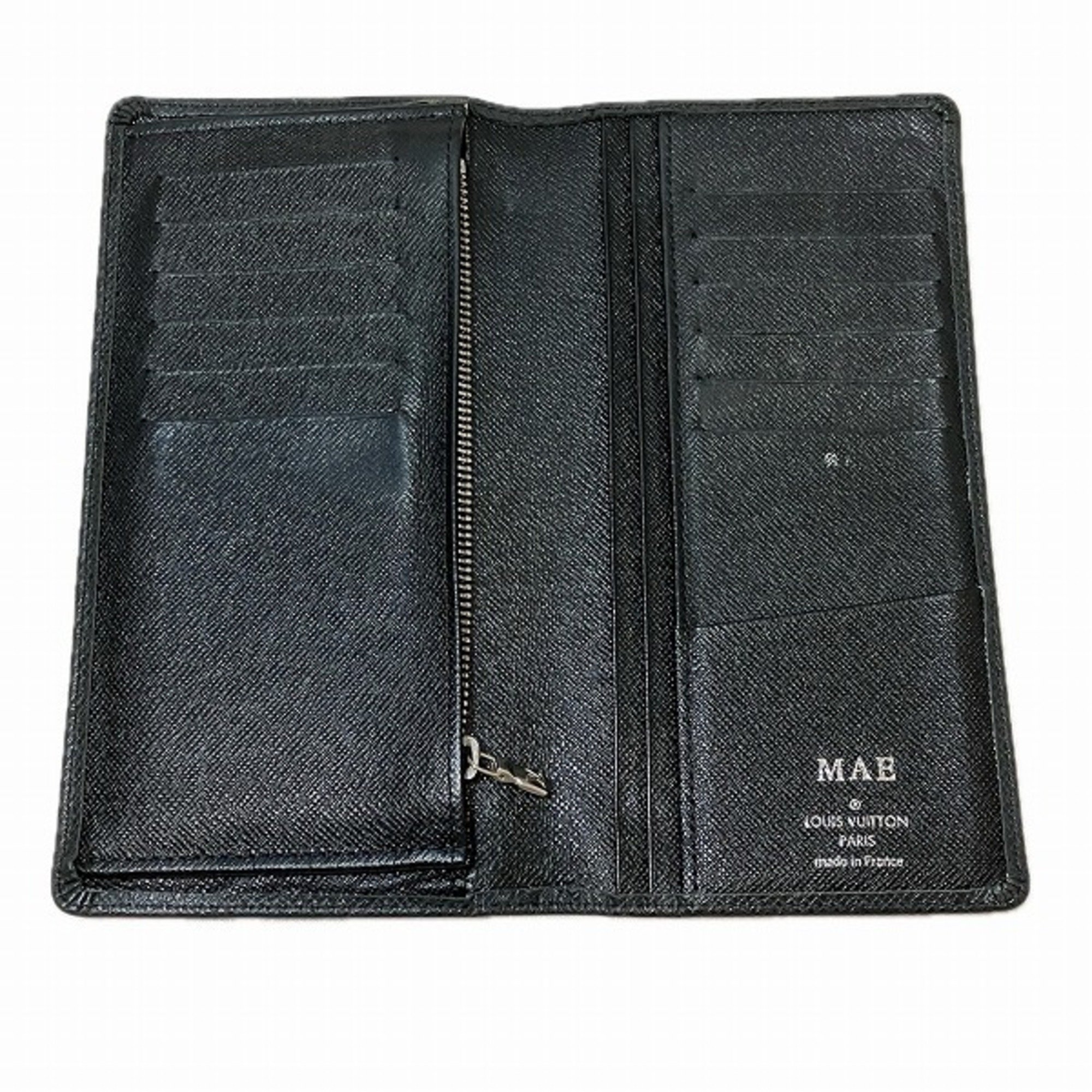 Louis Vuitton Taiga Portefeuille Brazza M30501 Long Wallet Bi-fold for Men and Women