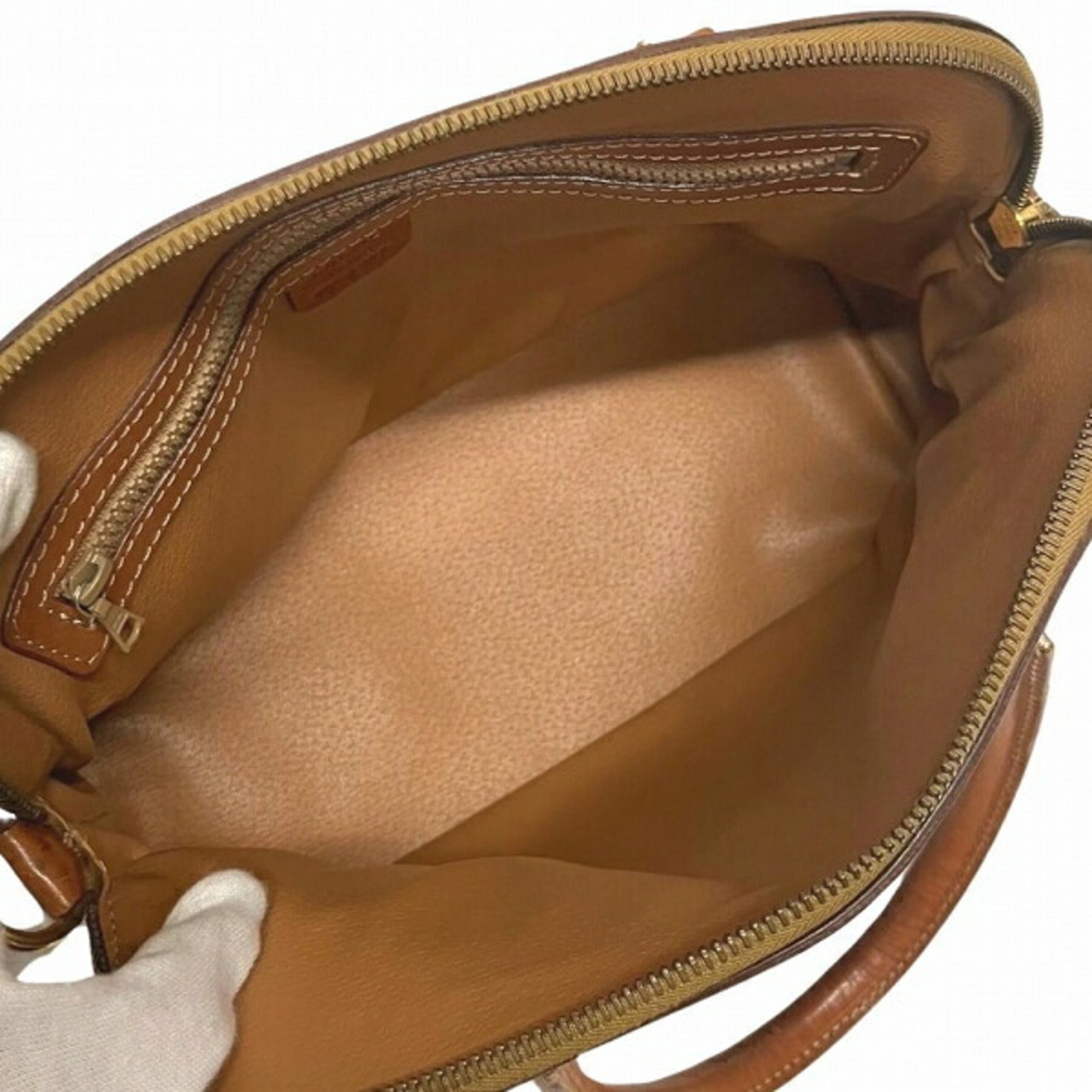 CELINE Macadam Beige Bag Handbag Tote Women's