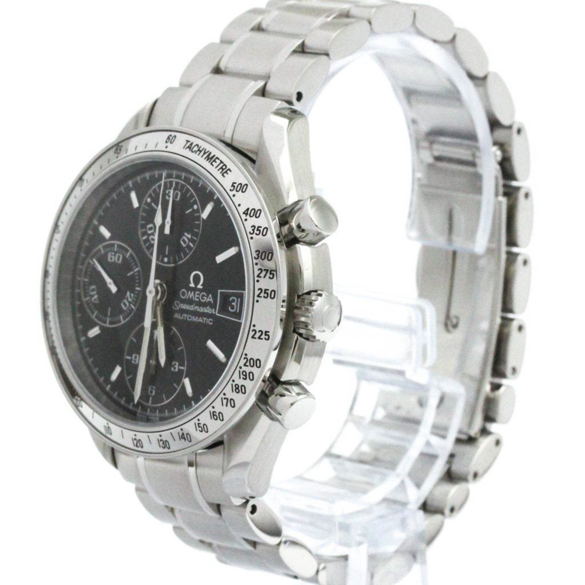 Polished OMEGA Speedmaster Date Steel Automatic Mens Watch 3513.50 BF575199