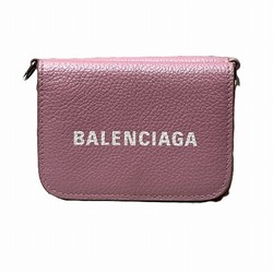 Balenciaga CASH MINI Chain Wallet 618145 Tri-fold for Women